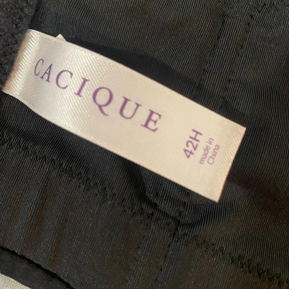 CACIQUE BOOST MULTI-WAY OR STRAPLESS BLACK BRA 42H - Picture 9 of 11